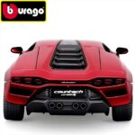 Bburago 1/24 2023 lamborghini countach, red metallic - Image 3