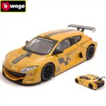 Bburago 1/24 renault megane trophy, yellow-gold