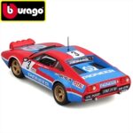 Bburago 1/43 1962 ferrari 308 gtb #3, red/blue/white - Image 2