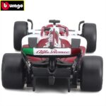 Bburago 1/43 2022 alfa romeo f1 team orlen c42 #77 valtteri bottas with helmet, red/white - Image 2