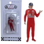 Cartrix 1/43 1977 niki lauda with cap, red