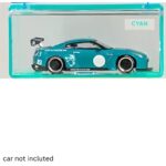DIECAST STORAGE 1/64 Diecast Storage box - cyan -  perfect for most 1/64 models - 1 Protector