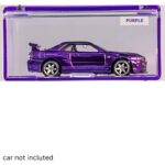 DIECAST STORAGE 1/64 diecast storage box - purple- Perfect for most 1/64 models - 1 Protector