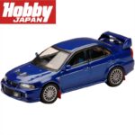 Hobby Japan 1/64 1999 mitsubishi lancer gsr evolution 6 cp9a with mud flap, ijssel blue
