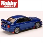 Hobby Japan 1/64 1999 mitsubishi lancer gsr evolution 6 cp9a with mud flap, ijssel blue - Image 2