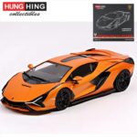 Hung Hing Toys 1/64 lamborghini sian fkp 37 *super car collection*, orange-red