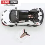 Hung Hing Toys 1/64 lamborghini svj *super car collection*, white - Image 2