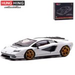 Hung Hing Toys 1/64 lamborghini countach lpi 800-4 *super car collection*, white with gold wheel rim