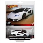 Hotwheels 1/43 Premium Laborghini Countach LPI 800-4 White HMD49 Realrider Metal Metal Rubber Tyres