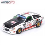Inno Models 1/64 toyota corolla levin ae86 #326 *trackerz racing*, white/black/red