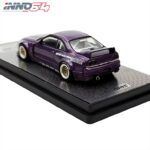 Inno Models 1/64 nissan skyline gt-r r33 *pandem rocket bunny*, purple - Image 2