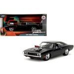 JADA #253203101 1/24 : FAST AND FURIOUS - 1970 Dodge Charger - 1:24 - Black