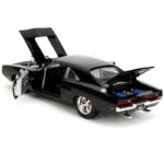 JADA #253203101 1/24 : FAST AND FURIOUS - 1970 Dodge Charger - 1:24 - Black - Image 3