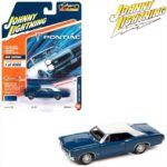 Johnny Lightning 1/64 1966 pontiac gto, barrier blue