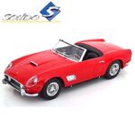 KK Scale 1/18 1960 ferrari 250 gt califonia spyder, europe-version, red/black