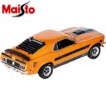 Maisto 1/18 1970 ford mustang mach 1, orange/black - Image 2