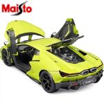 Maisto 1/18 lamborghini 74x revuelto *special edition*, lime green - Image 2