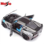 Maisto 1/24 2017 chevrolet corvette grand sport, grey metallic - Image 3