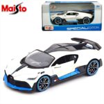 Maisto 1/24 bugatti divo special edition, white/blue/black