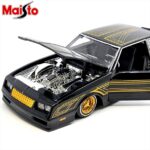 Maisto 1/24 1986 chevrolet monte carlo lowrider, black - Image 3