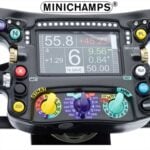 Minichamps 1/2 2014 steering wheel, mercedes amg petronas f1 team w05, lewis hamilton, black - Image 3