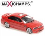 Maxichamps 1/43 2001 bmw m3 e46 coupe, red