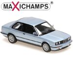 Maxichamps 1989 bmw 3-series e30, silverblue metallic