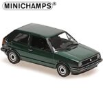 Minichamps 1/43 1985 volkswagen golf, green metallic