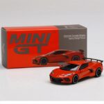 Mini GT 1/64 chevrolet corvette stingray, orange