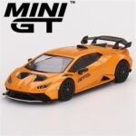 Mini GT 1/64 lamborghini huracan sto arancio borealis, orange