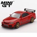 Mini GT 1/64 nissan gt-r r34 tommykaira r rz, red