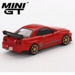 Mini GT 1/64 nissan gt-r r34 tommykaira r rz, red - Image 2