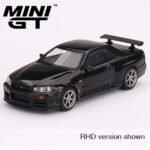 Mini GT 1/64 nissan skyline gt-r r34 v-spec, black pearl