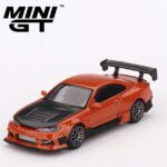 Mini GT 1/64 nissan silvia s15 d-max, metallic orange