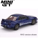 Mini GT 1/64 nissan skyline gt-r top secret vr32, metallic blue - Image 2