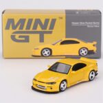 Mini GT 1/64 nissan silvia s15 rocket bunny, bronze yellow