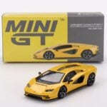 Mini GT 1/64 2024 lamborghini countach lpi 800-4, yellow