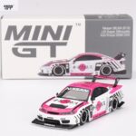 Mini GT 1/64 2023 nissan silvia s15 lb-super silhouette auto finesse sema, pink/white