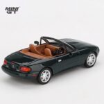 Mini GT 1/64 1990 mazda mx5 eunos roadster v-special excellent, green mica - Image 2