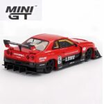 Mini GT 1/64 NISSAN SKYLINE GT-R R34 SUPER SILHOUETTE RED/BLACK 2024 - Image 2