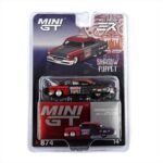 Mini GT 1/64 1954 lincoln capri hot rod shadow puppet, black/red