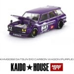 Mini GT 1/64 datsun kaido 510 wagon carbon fiber v1, purple