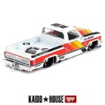 Mini GT 1/64 chevrolet silverado kaido works v1, white/yellow/orange - Image 2