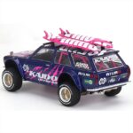 Mini GT 1/64 1969 datsun 510 wagon 4x4 kaido offroad, purple/pink - Image 2