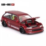 Mini GT 1/64 1987 honda civic ef kaido works v2, red - Image 2
