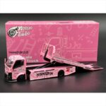 Microturbo 1/64 custom flatbed tow truck *hoonipigasus*, pink