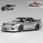 Microturbo 1/64 Custom 180sx Metallic Silver MT6407A4