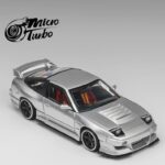Microturbo 1/64 Custom 180sx Metallic Silver MT6407A4 - Image 2