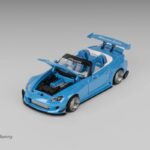 Microturbo  1/64 rocket bunny s2000, metallic black 1/64 rocket bunny s2000, metallic blue - Image 2