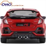 OttOmobile Miniatures 1/18 2020 honda civic type r gt fk8 euro spec *resin series*, rally red - Image 3